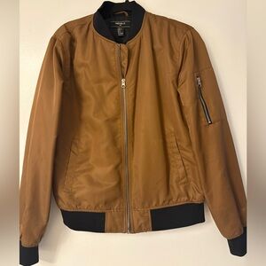 Forever 21 Men's Brown Bomber Jacket